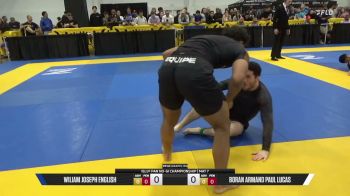 Wiliam Joseph English vs Boran Armand Paul Lucas 2026 Pan IBJJF Jiu-Jitsu No-Gi Championship