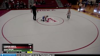 58 lbs Round 4 - Connor Krech, Anoka Youth Wrestling vs Evan Wilkie, White Bear Lake Youth Wrestling