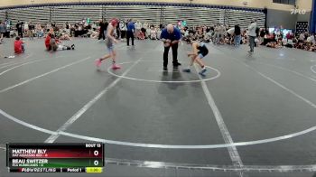 72 lbs Round 4 (8 Team) - Beau Switzer, FCA Hurricanes vs Matthew Bly, Mat Assassins Red