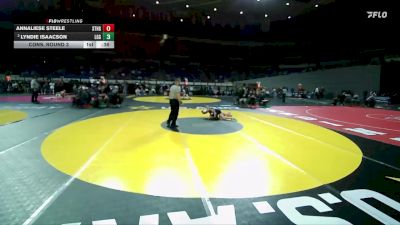 4A/3A/2A/1A Girls 120 Cons. Round 3 - Lyndie Isaacson, La Grande Girls vs Annaliese Steele, St. Helens Girls