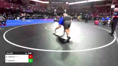 285 lbs Consi Of 16 #2 - Nova Takafua, Fremont (CC) vs Dib Sawaya, Valencia Placentia (SS)