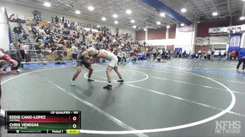 190 lbs Cons. Round 2 - Chris Venegas, Victor Valley vs Eddie Cano-Lopez, Sultana