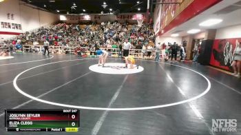 125 lbs Quarterfinal - Joslynn Seyler, Natrona County vs Eliza Clegg, Lyman