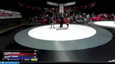 127 lbs Placement (12 Team) - Lauren Aguilar, BAWA vs Alanis Cedeno, TCWA