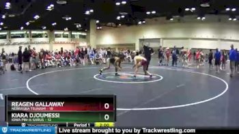 138 lbs Placement (16 Team) - Reagen Gallaway, Nebraska Tsunami vs Kiara Djoumessi, Iowa Pin-A-Sarus