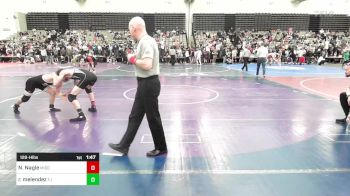 128-H lbs Round Of 32 - Noah Nagle, Middle Township High School vs Rickie Melendez, Father Judge