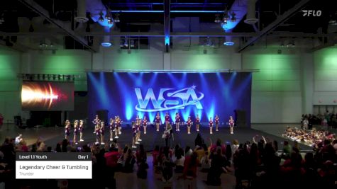 Legendary Cheer & Tumbling - Thunder [2022 Level 1.1 Youth Day 1] 2022 WSA Shreveport