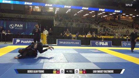 Ijah Iwasey Baltimore vs Derek Alan Young 2025 Pan Jiu Jitsu IBJJF Championship