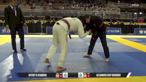 Alexander Edep Derosier vs Jeffrey H Standish 2025 Pan Jiu Jitsu IBJJF Championship