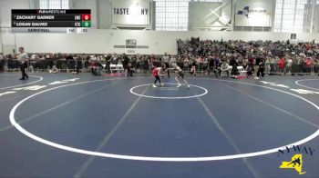 58 lbs Semifinal - Zachary Garner, LeRoy Wrestling Club vs Logan Galvez, KD Training Center
