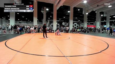 71 lbs Cons. Round 4 - Thunder Page, South Central Punisher Wrestling vs Roman Arakelyan, Birmingham Community Charter High School Wrestling