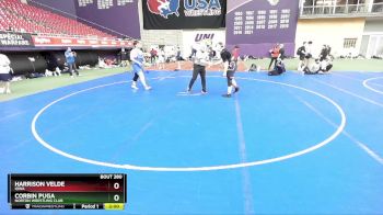 285 lbs Champ. Round 1 - Harrison Velde, Iowa vs Corbin Puga, Norton Wrestling Club