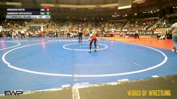 52 lbs Consi Of 16 #2 - Obadiah Boyd, Harrah vs Jameson Hitchcock, TNWC