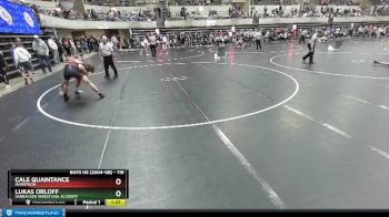 119 lbs Quarterfinal - Cale Quaintance, Marathon vs Lukas Orloff, Sarbacker Wrestling Academy