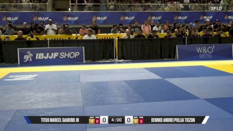 DeMiko Andrei Pullia Ticzon vs Titus Marcel Gaskins JR 2026 Pan Kids Jiu-Jitsu IBJJF Championship