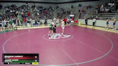 157 lbs Champ. Round 1 - Jagger Schipp, Forest Park vs Brandon Casebolt, Tell City