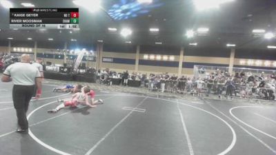 132 lbs Round Of 16 - Kaige Geyer, No Team vs River Moosman, Champions WC