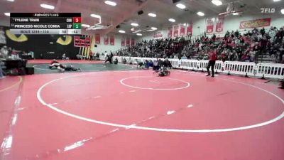 110 lbs 7th Place Match - Tylene Tran, Centennial (NV) vs Princess Nicole Comia, Long Beach Poly