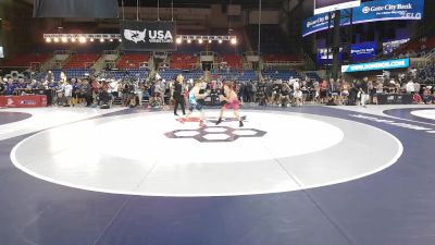 100 lbs Cons. Rd Of 16 - Dylan Phillips, MI vs Kellen Mitchell, AL