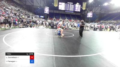 170 lbs Cons 64 #1 - Luke Cornelison, Arkansas vs Ian Flanagan, New Jersey