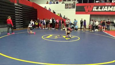 100 lbs Quarterfinal - Lucille Zimmerman, Fort Madison vs Ella McGonegle, Iowa City Liberty