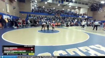 155lbs Cons. Round 6 - Sonia Mendoza, Granger (Girls) vs Genesis Habana Corcuera, Kennewick (Girls)