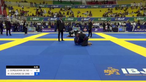 JOÁS CERQUEIRA DE SOUZA vs MARCELO EDUARDO DE ORBEGOSO 2023 Brasileiro Jiu-Jitsu IBJJF