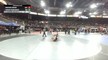 145 lbs Champ. Round 3 - Sarah Tomlinson, Meridian vs Brooke Smart, Centennial