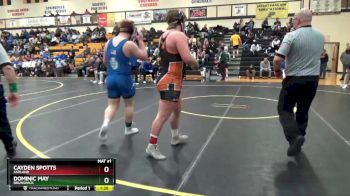 215 lbs Quarterfinal - Dominic May, Brunswick vs Cayden Spotts, Ashland