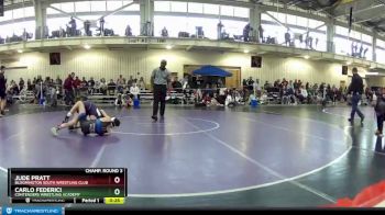 97 lbs Champ. Round 3 - Carlo Federici, Contenders Wrestling Academy vs Jude Pratt, Bloomington South Wrestling Club
