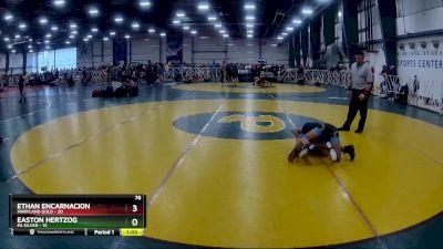 76 lbs Rd# 9- 2:15pm Saturday Final Pool - Ethan Encarnacion, Maryland GOLD vs Easton Hertzog, PA Silver