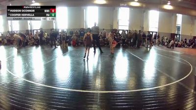 49 lbs Champ. Round 1 - Cooper Kervella, Poquoson Athletic Association vs Hudson OConnor, New Kent Wrestling Club