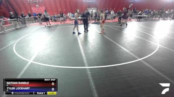 120 lbs Cons. Round 4 - Nathan Randle, IL vs Tyler Lockhart, IL
