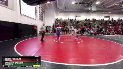 130 lbs Cons. Round 1 - Seirra Nicholas, Strasburg vs Catalena Salazar, Fort Lupton