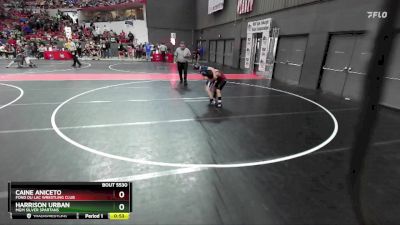 105 lbs Cons. Round 4 - Harrison Urban, MGM Silver Spartans vs Caine Aniceto, Fond Du Lac Wrestling Club