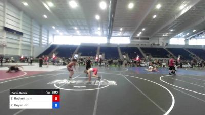 126 kg Consolation - Elijah Rothert, Osoway vs Kaige Geyer, No Team