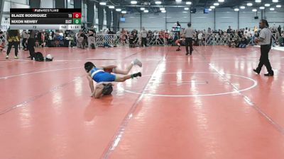 72 lbs Round 3 - 12:30pm Saturday - Blaize Rodriguez, Team Ohio vs Nixon Newby, Select