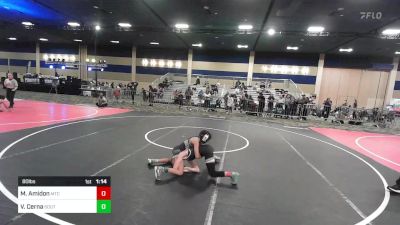 80 lbs Final - Mackenzie Amidon, Mtc vs Valeria Cerna, Southwest Stallions WC