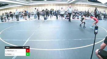 50 lbs Semifinal - Zane Montoya, Juggernaut WC vs Samuel Subia, Legends Of Gold LV