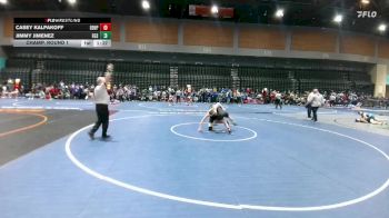 126 lbs Champ. Round 1 - Jimmy Jimenez, Elk Grove vs Casey Kalpakoff, El Dorado