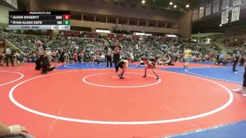 64 lbs Cons. Semi - Jaxon Doherty, Beebe Badgers Wrestling Club vs Ryan-Alijah Espe, Bentonville Wrestling Club