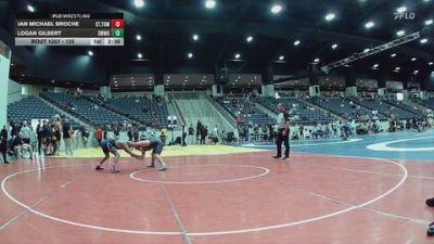 125 lbs Quarterfinal - Jan Michael Broche, St. Thomas University vs Logan Gilbert, Southwestern Michigan