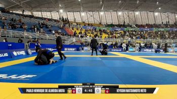 Kiyoshi Matsumoto Neto vs Pablo Henrique De Almeida Mota 2026 Brasileiro Jiu-Jitsu IBJJF