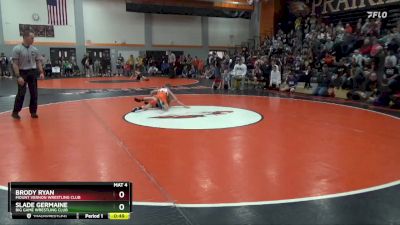 89 lbs Quarterfinal - Slade Germaine, Big Game Wrestling Club vs Brody Ryan, Mount Vernon Wrestling Club