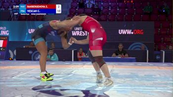 72 kg 1/4 Final - Zhamila Bakbergenova, Kazakhstan vs Cynthia Vescan, France