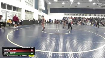 132 lbs Cons. Round 2 - Dante Selway, El Dorado vs John Holquin, La Mirada