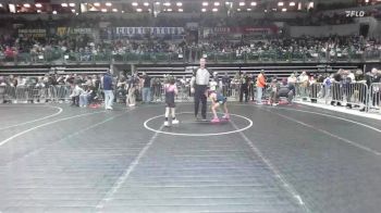 60 lbs Round Of 16 - Tyanna Evans, Orchard South WC vs Alaina Stiller, Blairstown Wrestling Club