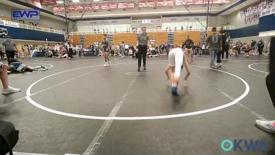 84 lbs Quarterfinal - Kaden Hall, Team Guthrie Wrestling vs Gus Camarillo, Standfast OKC