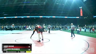 D2-157 lbs Semifinal - Jared Boone, Lowell vs D`Marion Erlenbeck, Clio HS