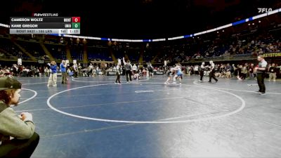 155 lbs 3rd Place - Cameron Woltz, Montgomery vs Kane Gregor, Union City